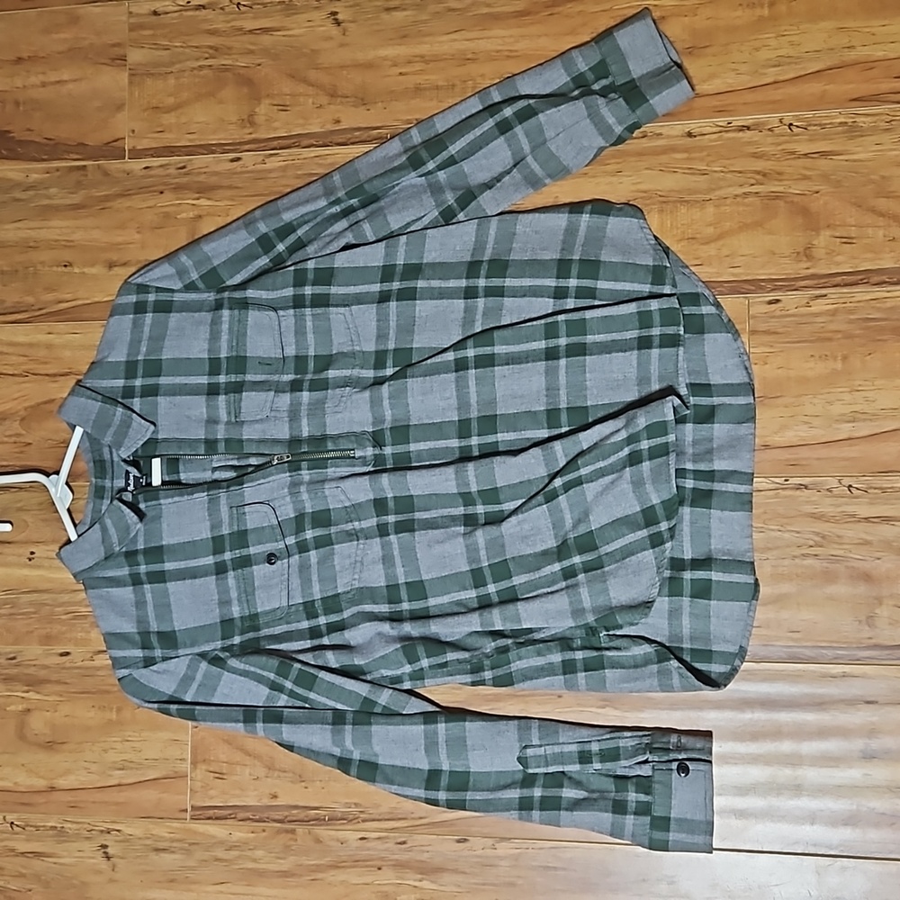 Madewell pop over flannel